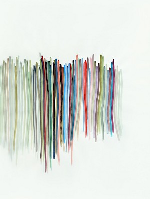 Silvia Bächli (Wettingen *1956), Sans titre, 2016, gouache sur papier, 200 x 150
cm © Silvia Bächli

Crédit photographique: Julien Gremaud / imei-co