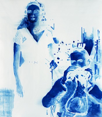 Uwe Wittwer (Zurich *1954), At the Window, 2009, aquarelle sur papier, 125 x 110
cm © Uwe Wittwer

Crédit photographique: Julien Gremaud / imei-co