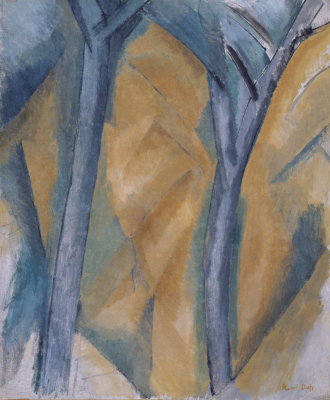 Raoul Dufy, Paysage à l’Estaque, 1908, huile sur toile, 65,3 x 54,5 cm ©
Fondation Jean et Suzanne Planque, déposée au Musée Jenisch Vevey (Suisse).
Photo : Alberto Ricci, Paris.