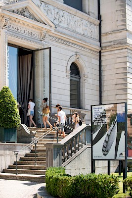 Entrée du Musée Jenisch Vevey, 2020. Photo : Christophe Voisin