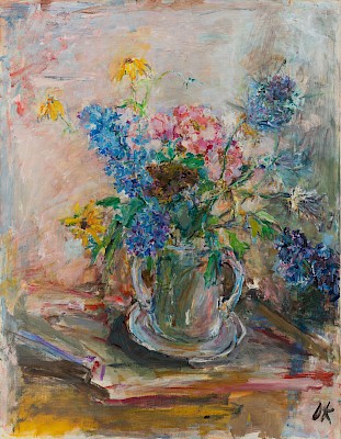 Oskar Kokoschka (1886-1980), Fleurs dans un vase, 1959, huile sur toile ©
Fondation Oskar Kokoschka, Vevey / 2013, ProLitteris