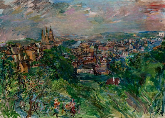 Oskar Kokoschka (1886-1980), Prague, 1934, huile sur toile © Fondation Oskar
Kokoschka, Vevey / 2013, ProLitteris
 