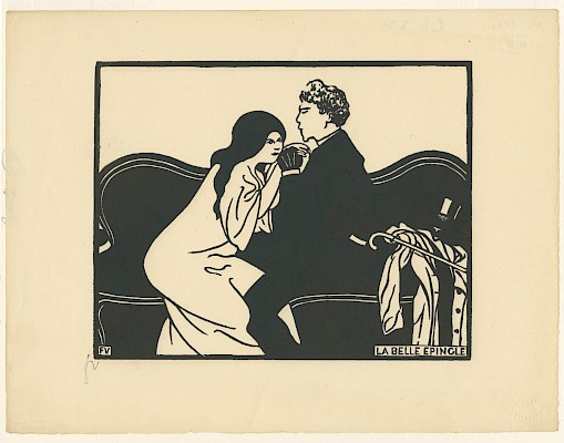 Félix Vallotton (Lausanne 1865 - 1925 Paris), La belle épingle, 1897, Gravure
sur bois sur papier vélin crème, 178 x 224 mm. Musée Jenisch Vevey - Cabinet
cantonal des estampes, Collection de la ville de Vevey © Musée Jenisch Vevey,
Cabinet cantonal des estampes Photographie : Musée Jenisch Vevey

                     